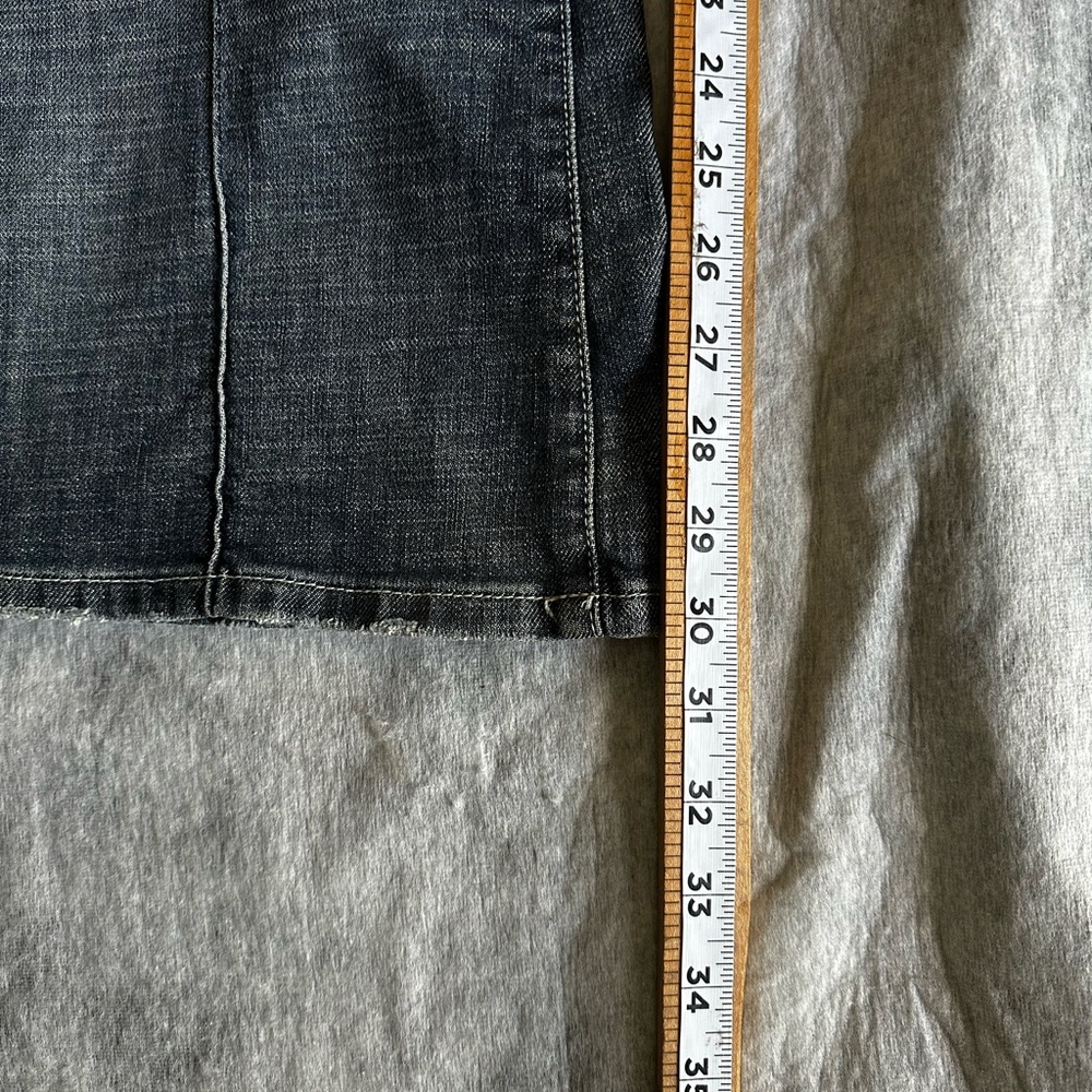CHIQLE WOMAS DENIM BELL BOTTOMES W RHINESTONES ON BACK POCKETS SZ 11 - Picture 6 of 12